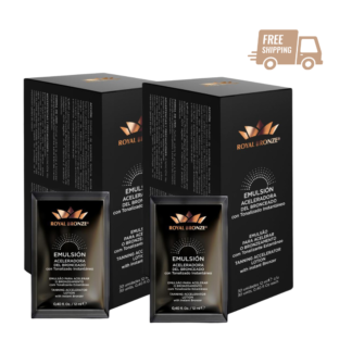 PACK 60 u. aceleradores de bronceado Royal Bronze ® - Obsequio TESTER -  Envio gratis a sucursal !