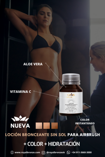 KIT BRONCEADO ORGANICO SIN SOL - INICIO - Compresor + Pulverizador + Carpa + Loción TESTER + Capacitación personalizada ! - Image 4
